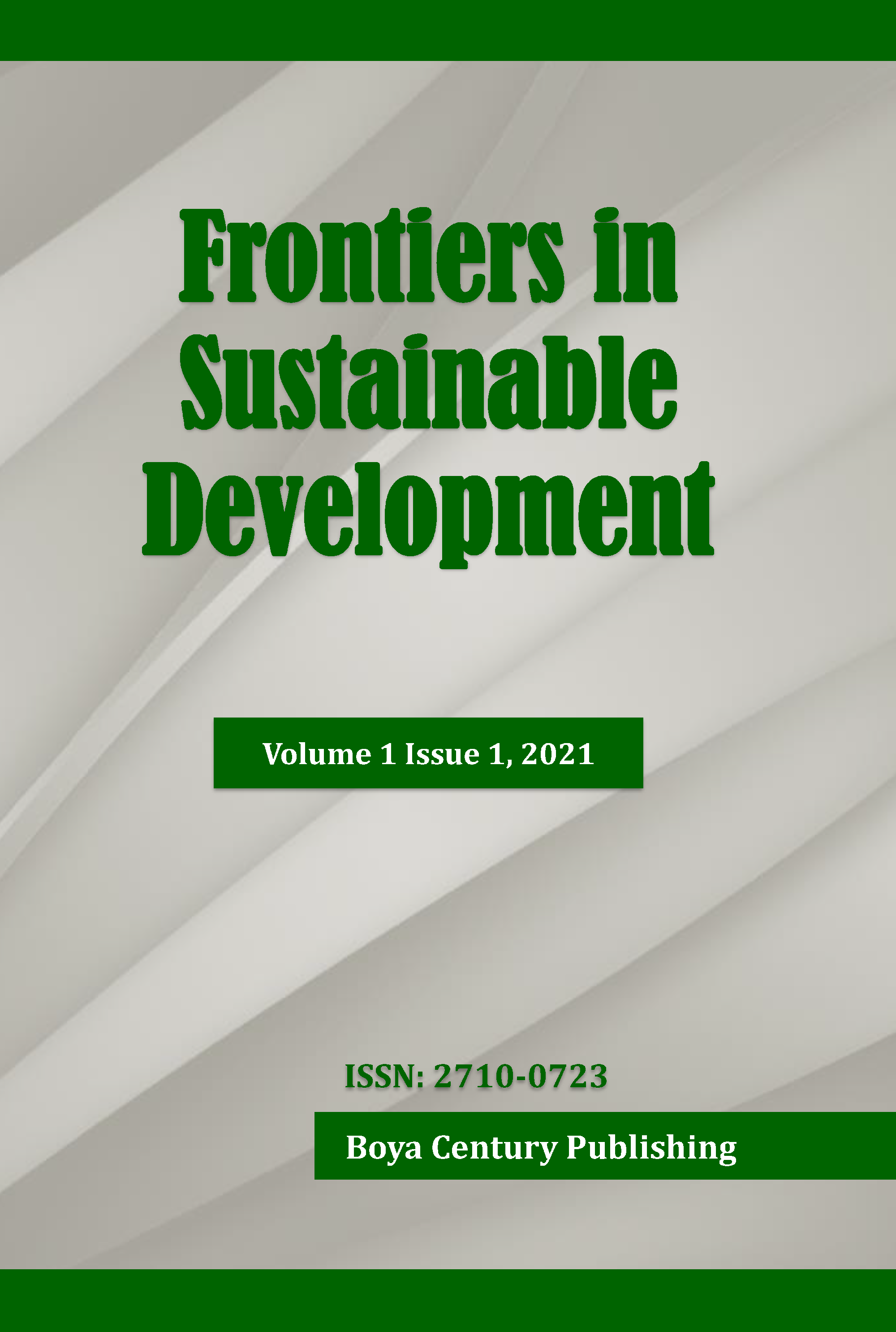 Frontiers in Sustainable Development